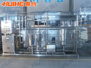 展示豆奶/漿半自動管式殺菌機真實圖片